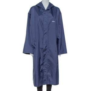Vetements Navy Blue Aries Zodiac Detail Rain Coat (One Size)