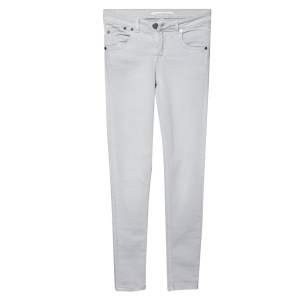 Pre Owned Victoria Beckham Lilac Denim Slim Fit Jeans S 