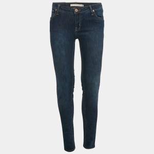 Victoria Beckham Blue Washed Denim Jeans S Waist 26" 
