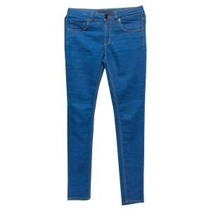 Pre Owned Victoria Beckham Blue Denim Slim Fit Jeans S