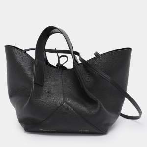 Pre Owned Victoria Beckham Black Leather Mini W11 Tote