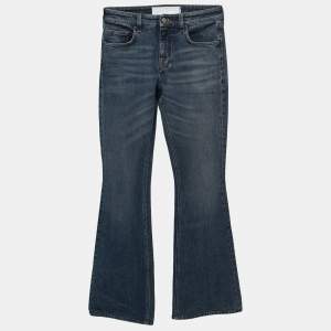 Pre Owned Victoria Victoria Beckham Blue Denim Flared Jeans M