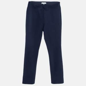 Vince Navy Blue Jersey Stitch Front Seam Ponte Leggings S