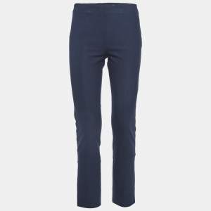 Vince Navy Blue Jersey Stitch Front Seam Ponte Leggings S