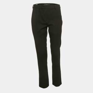 Weekend Max Mara Black Gabardine Trousers S