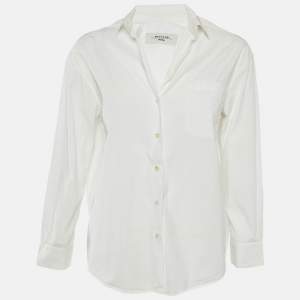 Weekend Max Mara White Cotton Long Sleeve Shirt XS