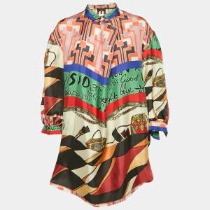 Weekend Max Mara Multicolor Printed Silk Tunic L