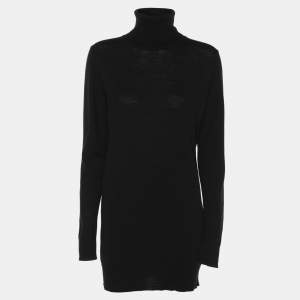 Weekend Max Mara Black Virgin Wool Knit Sweater S
