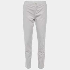 Weekend Max Mara Beige Cotton Audrey Chino Pants M