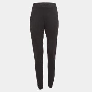 Wolford Black Suede Leggings M