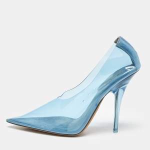 Yeezy Blue PVC  Toe Season 7 Pointed Pumps Size 39