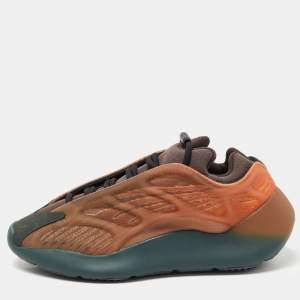 Yeezy x Adidas Orange Fabric and Fabric Yeezy 700 V3 Copper Sneakers Size 40