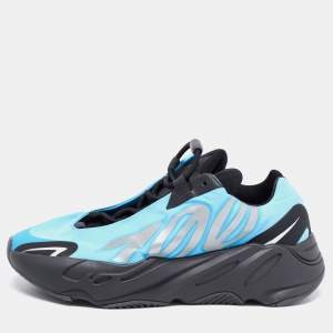 Pre Owned Yeezy x Adidas Blue Nylon Boost 700 MNVN Bright Cyan Sneakers Size 38 2/3