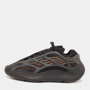 Yeezy x Adidas Black Knit Fabric Yeezy 700 V3 Clay Brown Sneakers Size 38 2/3