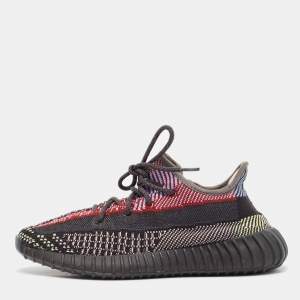 Yeezy x Adidas Multicolor Knit Fabric Boost 350 V2 Yecheil (Non-Reflective) Sneakers Size 40 2/3