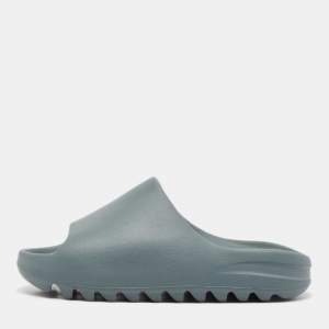 Yeezy x Adidas Grey Rubber Foam Slate Grey Slides Size 39