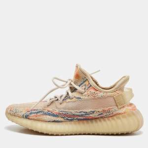 Yeezy x Adidas Multicolor Knit Fabric Boost 350 V2 MX Oat Sneakers Size 41 1/3