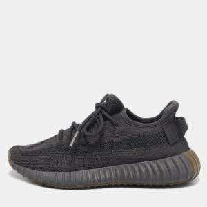 Yeezy x Adidas Black Knit Fabric Boost 350 V2 Cinder Sneakers Size 36 2/3