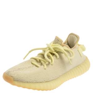 Pre Owned Yeezy x Adidas Boost 350 V2 Butter Sneakers Size 39.5