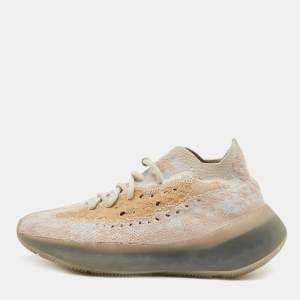 Pre Owned Yeezy x Adidas Multicolor Fabric Boost 380 -Pepper Sneakers Size 38 1/3