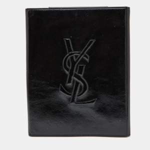 Yves Saint Laurent Black Patent Leather iPad Case