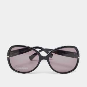 Yves Saint Laurent Black Y Logo 6308/S Oval Sunglasses