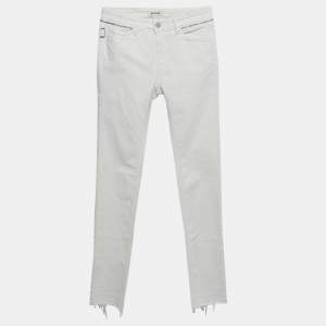 Zadig & Voltaire White Denim Skinny Eva Cher Jeans S Waist 25"