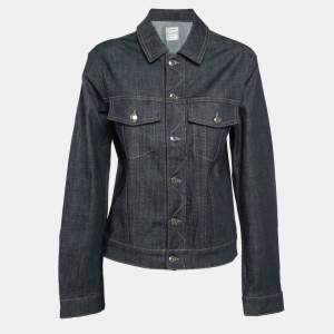 Zadig & Voltaire Blue Denim Button Front Base Brut Jacket M