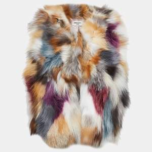 Zadig and Voltaire Deluxe Multicolor Fur Vest M