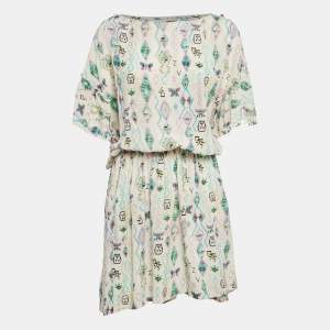 Zadig and Voltaire Multicolor Printed Roxana Kilm Mini Dress L