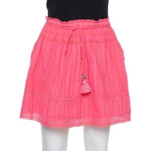 Zadig and Voltaire Pink Cotton Joxini Skirt S