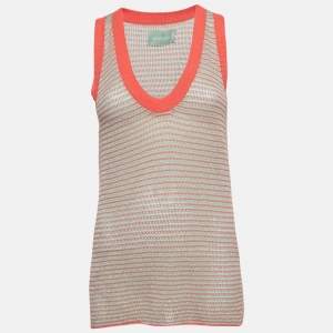 Zadig & Voltaire Multicolor Lurex Knit Tank Top S