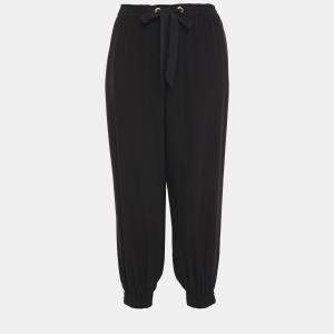 Pre Owned Zimmermann Black Viscose Espionage Track Pants Size XS (0)