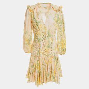 Pre Owned Zimmermann Linen Mini Dress 2