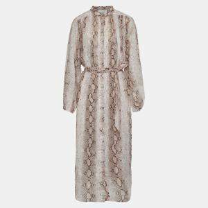 Pre Owned Zimmermann Ramie Midi Dress AU 1