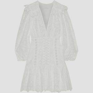 Pre Owned Zimmermann Cotton Mini Dress 0