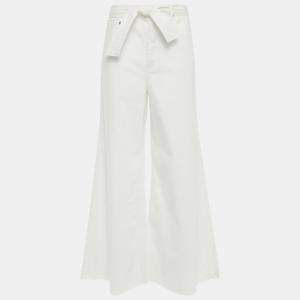 Pre Owned Zimmermann Cotton Wide Leg Jeans AU 3