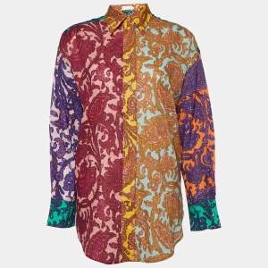 Zimmermann Multicolor Paisley Print Cotton Button Front Shirt M