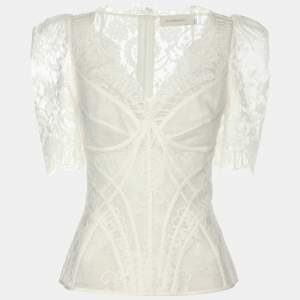 Zimmerman White Lace Dance Blouse XS