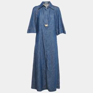 Zimmermann Blue Chambray Long Dress M
