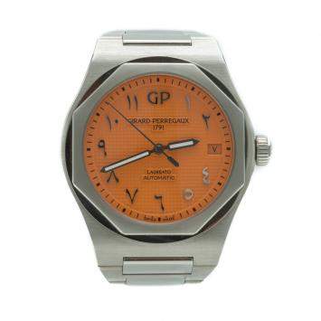 Pre Owned Girard Perregaux Laureato Limited Edition 28 Pcs  Arabic Numbers Men's Watch 42MM