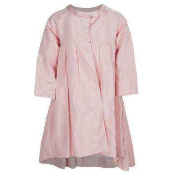 Pre Owned Baby Dior Rose Pink Silk Dress Coat 12 Yrs