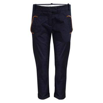 Pre Owned Chloe Navy Blue Pocket Flap Detail Trousers 10 Yrs