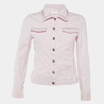 Pre Owned Chloe Pink Cotton Button Front Jacket Size 12 Yrs