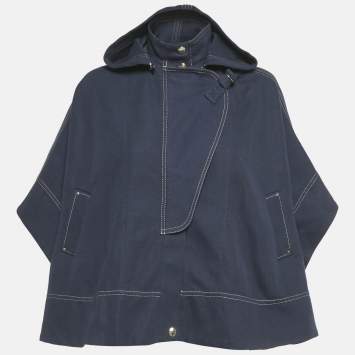 مملوكة مسبقًا Chloe Kids Blue Cotton Hooded Top 8Yrs