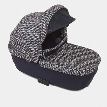 مملوكة مسبقًا Dior x Inglesina Blue/Beige Oblique Technical Fabric Bassinet