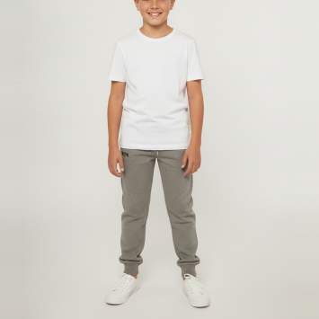 Pre Owned Dior Kids Grey Logo Embroidered Jersey Joggers 10 Yrs 