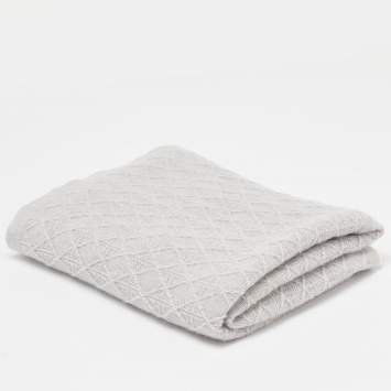 Pre Owned Dior Baby Grey Cashmere Knit Blanket