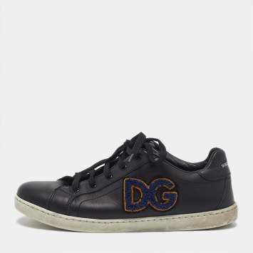Pre Owned Dolce & Gabbana Portofino Size 35 Leather Sneakers 
