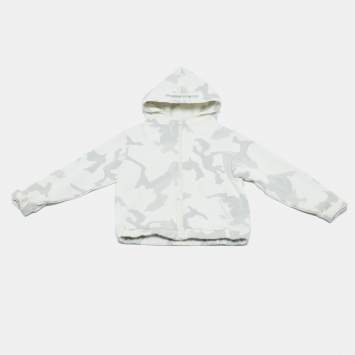 مملوكة مسبقًا Dolce & Gabbana Grey Camouflage Cotton Zip-Up Jacket 6 Yrs